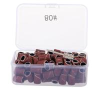 TOVINANNA 100 pièces Bandes de Ponçage pour Perceuse à Ongles Électrique Professionnelles Grain pour Manucure et Pédicure Accessoires de Ponçage pour Salon et Usage Domestique