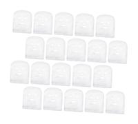 TOVINANNA 100 pièces Masques Feuilles Gauze Visage Blanc pour Spa Absorption Forte Hydratation et Soin Peau Usage Unique et Confortables pour Modélisation et Exfoliation