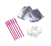 TOVINANNA 100paires Fard à Paupières Gel Pour Yeux Patchs Pour Paupières Inférieure Faux-cils Et Anneaux De Support Pour Extensions