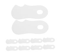 TOVINANNA 100pièces Présentoirs pour Chaussettes Blanches Gabarits Carton pour Chaussettes Basses Inserts Emballage avec Fentes Prédécoupées Outils Organisation pour Magasins