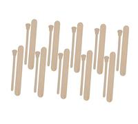 TOVINANNA 100pièces Spatules Bois Pour Application De Cire Outils Épilation Multi-fonctions Pour Corps Visage Accessoires Beauté Bois Pour Projets Créatifs