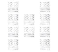 TOVINANNA 10feuilles Strass Adhésifs pour Visage Strass Plats et Autocollants pour Maquillage DIY et Bijoux de Festival