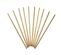 TOVINANNA 10pièces Bâtons Cheveux Cuivre Avec Trou Épingles Métal Déco Diy Pour Accessoires Cheveux Chignons Femme Finition Dorée Élégante