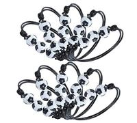 TOVINANNA 10pièces Bracelet Décoratif à Billes Délicat Pour Poignet Bracelet De Sport Portable Avec Pendentif Ballon Accessoire Pour Fans Compact Et Chic