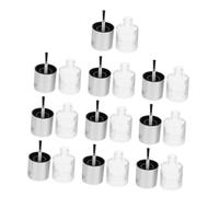 TOVINANNA 10pièces Flacons Vides Transparents Pour Vernis à Ongles Et Colle Lot De Récipients Verre Pour Créer Et Mélanger Couleurs De Vernis