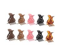 TOVINANNA 10pièces Pinces Cheveux Volumisantes Pinces Antidérapantes pour Femmes Cheveux Épais Queues de Cheval Motifs Fraise