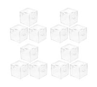 TOVINANNA 12 Pièces Lot de Loupe à Insectes 4x4x4 Cm, Récipient D’observation Transparent pour Exploration en Plein Air, Boîte D’observation Solide Adaptée aux Garçon et Filles et Activités