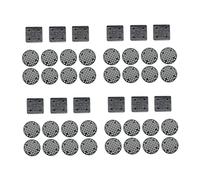 TOVINANNA 120pièces Tapis De Drainage Maille Pour Pots De Fleurs Coussinets Pour Protection Du Sol Pour Bonsai Et Plantes Intérieur Extérieur