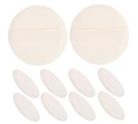TOVINANNA 12pièces Houppettes Rondes Applicateurs De Poudre Pour Maquillage Doux Et Réutilisables Pour Poudres Corporelles Blush Et Crèmes Pratiques Pour Usage à Domicile Et Voyage