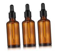 TOVINANNA 12pièces Lot De Flacons De Parfum Verre De Vides Avec Compte-gouttes Décoratifs Marron Pour Huiles Essentielles Et Parfums