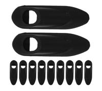 TOVINANNA 15 Pièces Guide de Câbles de Vélo Pince de Dérailleur de Vélo Design Intégré Plastique Noir Routage Interne Installation Facile Cyclistes