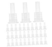 TOVINANNA 150pièces Bouchons Aluminium Pour Flacons Huiles Essentielles Bouchons Intérieurs Étanches Pour Flacons Pipette Remplacement De Pour De Parfum