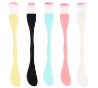 TOVINANNA 15pièces Brosse Applicatrice De Soins Peau Outils Pour Masque Boue Couleur Aléatoire Brosse à Double Tête Idéale Pour Mélanger Et Appliquer Les Masques Faciaux