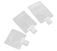 TOVINANNA 15pièces Pochette Transparente De Voyage Pour Cosmétiques Sac Squeeze Pour Lotion Shampooing Et à Main