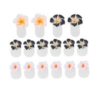 TOVINANNA 16 Pièces Silicone Toe Spacers For Pedicures Floral Design Lightweight Soft Skin-friendly Separators For Nail Polish Application And Foot Care
