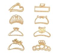 TOVINANNA 16pièces Accessoires De Coiffure Femmes Barrette Décorative à Pince Clips à Cheveux Avec Design Creux Et Pour Chignons Et Styles Variés
