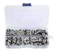TOVINANNA 180 Pièces Rondelles Inox à Tête Fraisée Forme de Bol Joint Creux Décoratif Résistant pour Vis à Tête Fraisée Kit Assortiment pour Construction et Équipements Techniques