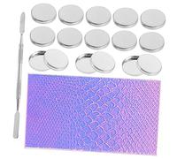 TOVINANNA 1ensemble Palette Vide à Ombres à Paupières Magnétique Avec Miroir De Pots Réutilisables Et Outil De Mélange Pour Voyage