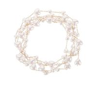 TOVINANNA 1m Guirlande De Perles Synthétiques Chaîne De Câble Perlée Brins De Perles Chaînes De Collier Fournitures De Bijouterie