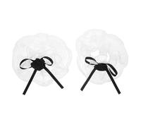 TOVINANNA 1paire Manchettes De Poignet Dentelle Courte Pour Femmes Tissu Avec Design Floral Accessoires Lolita Pour Fêtes à Thème Et Confort Facile à Porter Remplacer