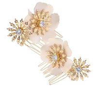 TOVINANNA 1paire Peignes à Cheveux Rhinestones Pour Mariée Accessoire De Coiffure Élégant Pour Mariage Et Fête Pour Noces Et Cérémonies