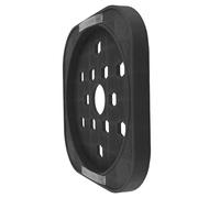 TOVINANNA 1pc Support de Réservoir D'essence Rond en Plastique et Acier Inoxydable Roues Universelles, Protection du Sol et Changement Facile Cuisine Familiale et Restaurant