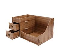 TOVINANNA 1pièce Boîte De Rangement Bois Pour Bureau Organiseur De Table Compact Pour Cosmétiques Et Accessoires Pratique De Stockage à Petite