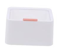 TOVINANNA 1pièce Organisateur De Maquillage Coton Transparent Avec Couvercle Boîte De Rangement Élégante Pour Produits De Beauté Et Accessoires De Maquillage