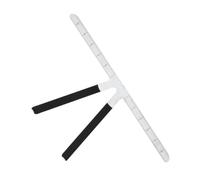 TOVINANNA 1pièce Règle à Sourcils Acier Inoxydable Pochoir Réutilisable Avec Système De Positionnement à Trois Points Pour Mesurer Et Façonner Les Sourcils Outil Pratique Pour