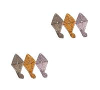 TOVINANNA 2 Ensembles Bonnet Cheveux Secs Léopard Serviette De Serviette Cheveux Anti Frisottis Serviette Pour Cheveux Bouclés Tête De Séchage Bonnets De Molleton 3 Pièces * 2