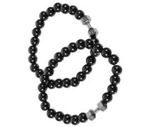 TOVINANNA 2 pièces Bracelet Poids Au Poignet Alliage pour Hommes Bracelet Perles Haltère Design et Confortable Adapté Usage Quotidien et Occasions Formelles