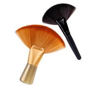 TOVINANNA 2 Pièces Brosse à cheveux de barbier plumeau pour le balayage Brosse de nettoyage brosse douce pour le cou coussin de coiffure brosse à cheveux douce pour le cou Plastique