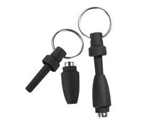 TOVINANNA 2 Pièces Cigar Punch Cutter Portable Silicone And Stainless Steel Keychain Mini Hole Opener For Travel And Social Events Enhancing Draw Flavor