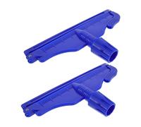 TOVINANNA 2 Pièces Clip de Serpillière Plastique Détachable Pince de Remplacement pour Manche de Mop Coton Support pour Nettoyage et Cirage de Sols Bois