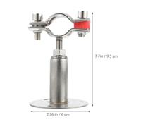 TOVINANNA 2 pièces Collier de Serrage Tuyau Acier Inoxydable Réglable Support Mural Fixation pour Tuyaux Arrosage et Tuyaux de Carburant Lot de Ø