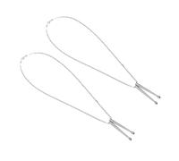 TOVINANNA 2 pièces Collier Pendentif Forme de Baguette de Tambour de de Accessoire de Mode Hip Hop pour Fêtes et Événements