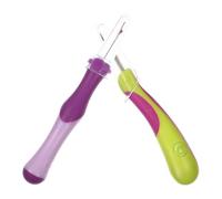 TOVINANNA 2 pièces Découseur Couture Ergonomique Bicolore et Vert pour Retrait Fil et Ourlets Outil Pratique pour Travaux Manuels et Broderie