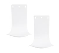 TOVINANNA 2 pièces Distributeurs Savon Mural avec Bacs Égouttoirs Abs Blanc pour Évier Cuisine et Salle de Bain Installation Simple et Anti-Goutte