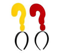 TOVINANNA 2 Pièces Headband Question Mark Décoratif pour Fêtes et Événements Accessoire Original Élévation de Style pour Photos et Célébrations