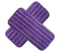 TOVINANNA 2 pièces Housses de Remplacement Réutilisables pour Balai Pad Microfibre Compatible avec Swiffer Nettoyage des Sols Secs et Humides