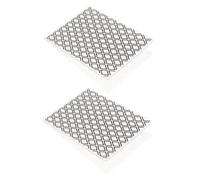 TOVINANNA 2 pièces Matrice Gaufrage Plastique DIY Pochoir Embossage Carré Diamant Modèle Embossage pour Scrapbooking Albums Facile à Utiliser et Décorer