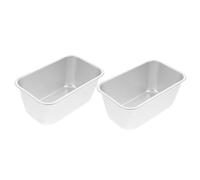 TOVINANNA 2 pièces Moule à Alliage Aluminium Cuisson Pratique pour Gâteaux et Pains Maison Facile à Démouler Homogène et Sûr Outils de Pâtisserie DIY