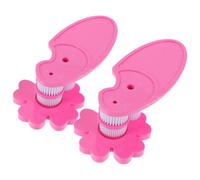 TOVINANNA 2 pièces Outil de Sertissage Papier Plastique Léger pour Quilling DIY Crimper Papier Main Création Vague et Relief Set Rose