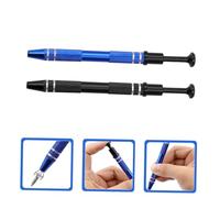 TOVINANNA 2 pièces Outil Ramassage Petites Pince à Ressort Extracteur Copeaux Griffes pour Vis Puce Ic Composants Électroniques