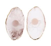 TOVINANNA 2 Pièces Palette D'ongles Bague Palettes Nail Art Conditionnement Lingettes Autocollants Conseil Tondeuses Support De Bague Vernis à Ongles Gel Uv Vernis à Ongles Néon Résine Blue
