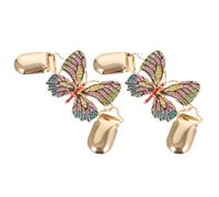TOVINANNA 2 Pièces Pinces à Châle Rétro en Alliage Diamant Délicat, Accessoire Mode pour Écharpes et Cardigans Femme, Fermoir Élégant et Visible