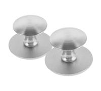 TOVINANNA 2 pièces Poignées Adhésives Inox pour Tiroirs et Portes Coulissantes Installation sans Perçage Poignée pour Meuble Salle de Bain et Placard Cuisine Design Élégant et Polyvalent