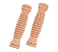 TOVINANNA 2 pièces Roller de Massage Bois Outil Manuel Polyvalent pour Jambes Soulagement Musculaire Profond Massage Réflexologie Fitness Yoga et Relaxation