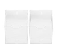 TOVINANNA 2 pièces Support Cuillère à Glace Transparent pour Machine à Glaçons Rangement Compact et Facile à Installer pour Spatules et Palettes Organisateur Multifonction pour Cuisine
