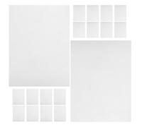 TOVINANNA 20 Feuilles Papier D'écriture Expérience Confortable Accessibilité Améliorée et en Braille Blanc pour Personnes Aveugles Activités de Pratique